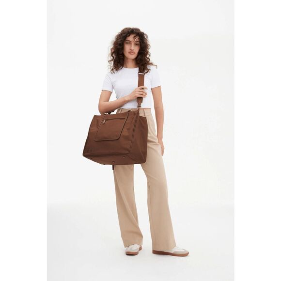 NWT BEIS The East/West Tote in Maple Brown - Picture 4 of 7